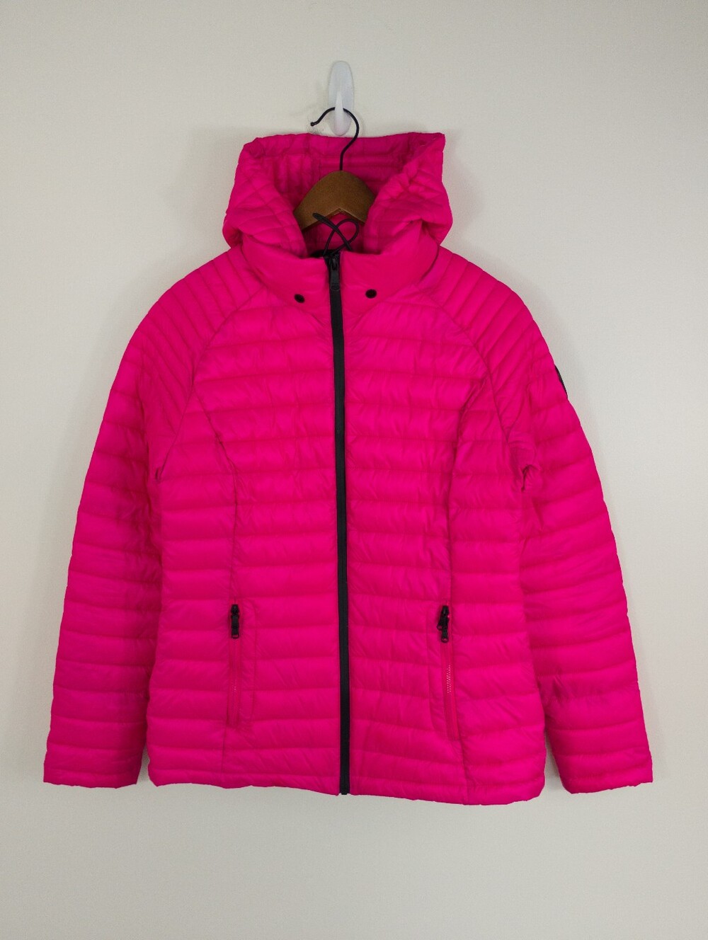 PAJAR Canada Aurora Pink Lightweight Packable Hooded Puffer Jacket Coat Medium